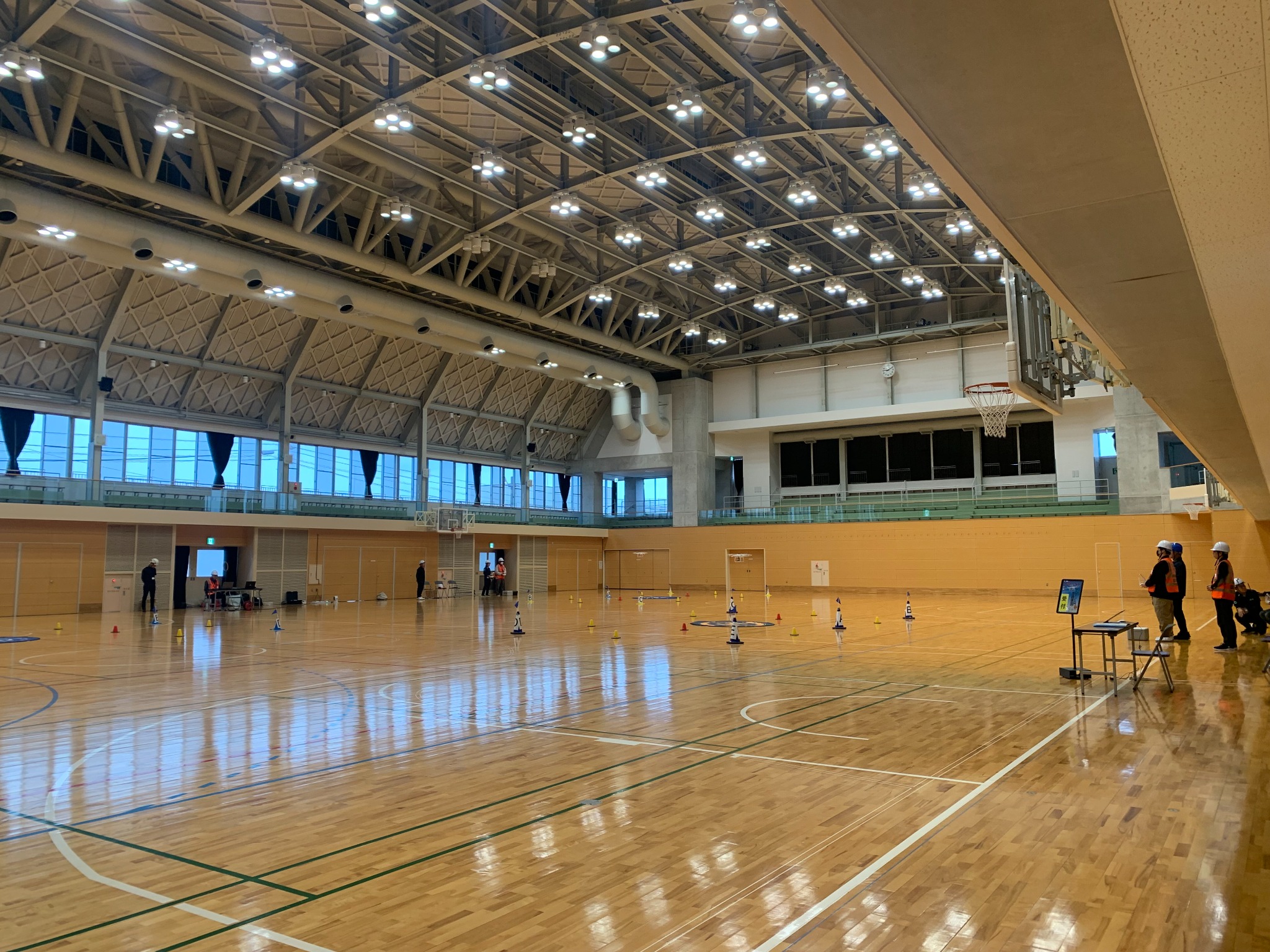 屋内の講習会場
